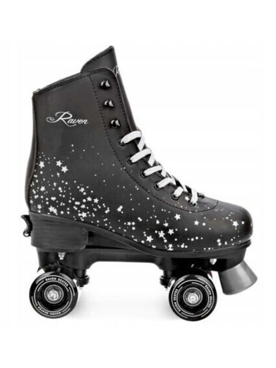 Raven Inline Αυξομειούμενα Rollers Μαύρα Ενηλίκων