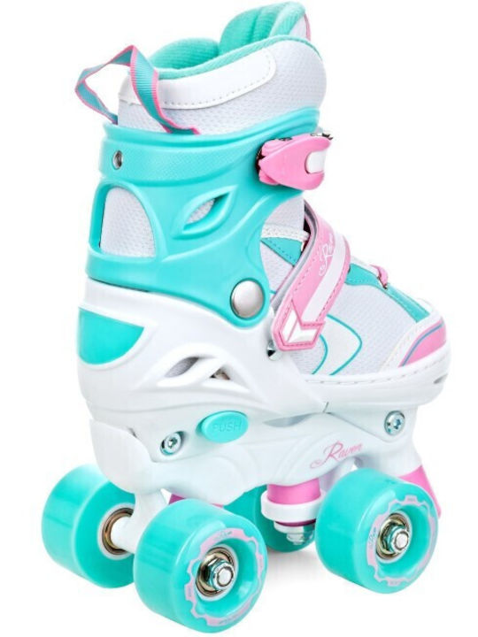 Raven Inline Αυξομειούμενα Rollers Τιρκουάζ Παιδικά