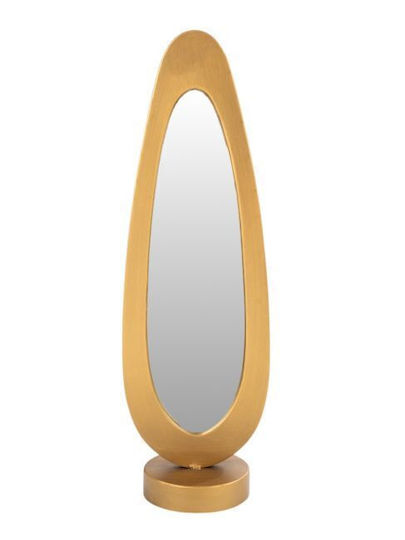 Zen Collection Makeup Mirror Tabletop Metallic 15.5x11.5cm Gold