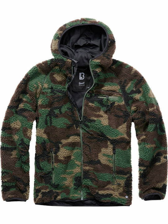 Men's Cardigan with Hood Woodland