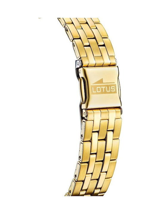 Lotus Watches Ρολόι Μπαταρίας με Μεταλλικό Μπρασελέ Lotus Watches Ρολόι Μπαταρίας με Μεταλλικό Μπρασελέ
