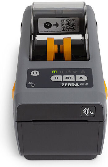 Zebra ZD411 Label Printer Direct Transfer USB, Bluetooth, Ethernet 300 dpi
