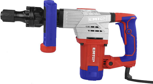 Emtop Impact Demolition Hammer Electric 1300W with Chuck HEX EDBRH1301