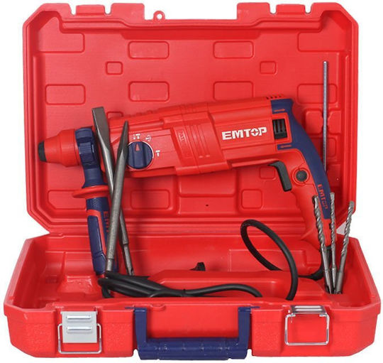 Emtop Impact Demolition Hammer Electric 800W with Chuck SDS Plus ERHRL801