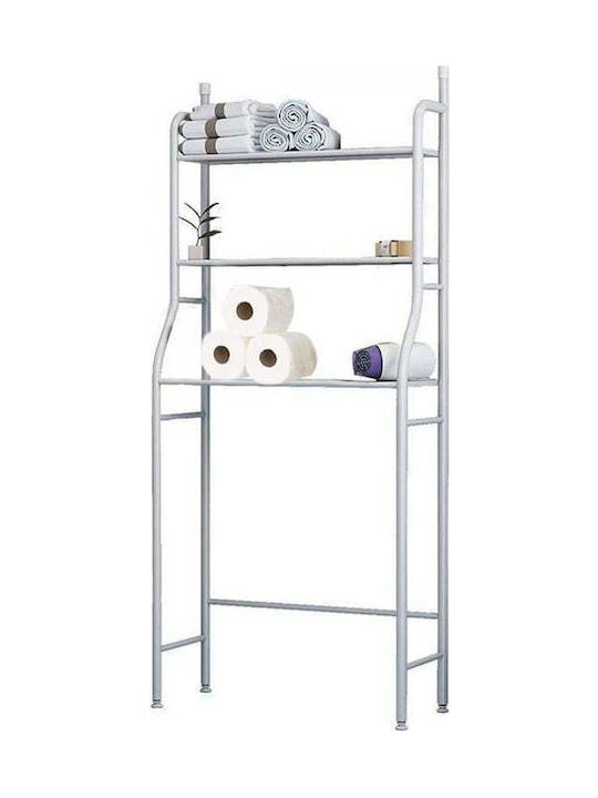 Rafturi de baie Raft Baie Metal 160x47x25cm Albă