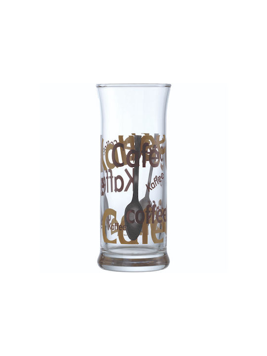 Uniglass Coffee Time Set de pahare Cafea / Cafea grecească Freddo din Sticlă 290ml 3buc