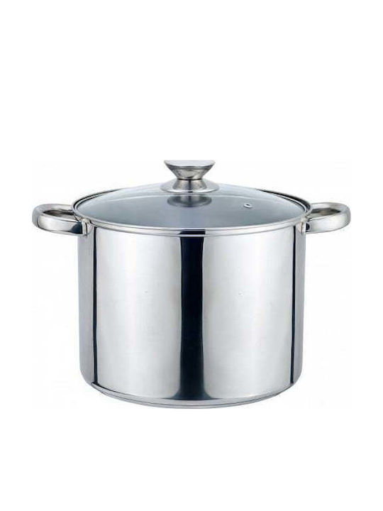 Muhler Βαθιά Ανοξείδωτη Κατσαρόλα 12.2lt / 28cm