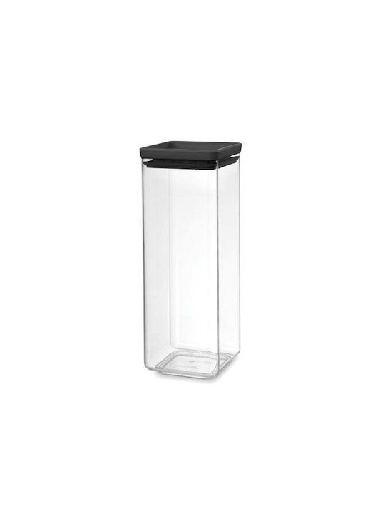 Brabantia Vase General Use with Lid Plastic Black 2500ml