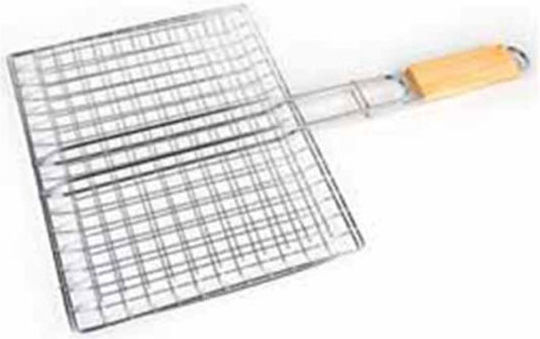 Homestyle Διπλή Μεταλλική Σχάρα Ψησίματος 40x35εκ.