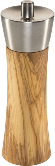 Zassenhaus Augsburg Manual Wooden Pepper Mill 18cm Brown