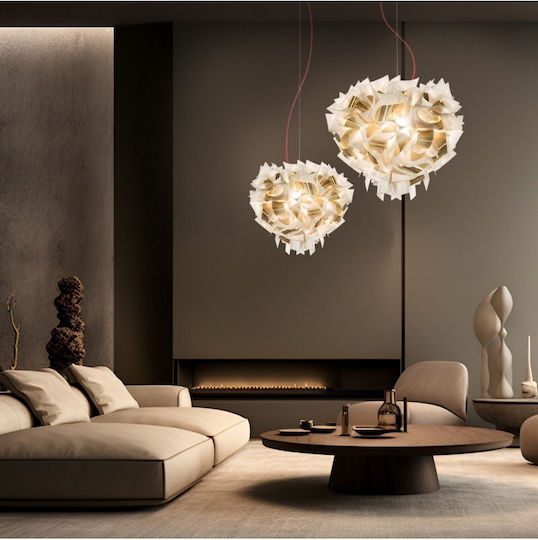 Slamp Κρεμαστό Φωτιστικό Λευκό LED 60x50εκ.