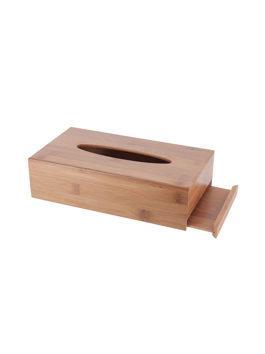 Atmosphera Θήκη για Χαρτομάντηλα Ξύλινη Καφέ 26x14x7cm 6725195