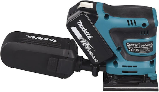 Makita DBO480Z Παλμικό Τριβείο 18V Solo με Σύστημα Αναρρόφησης
