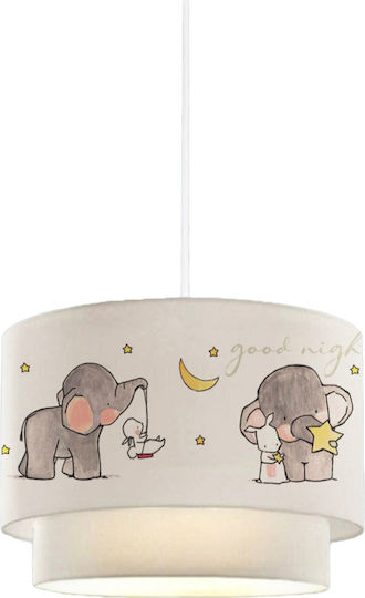 HomeMarkt Cute Animals Einfaches Licht Kinderdeckenleuchte Deckenleuchte 60W mit Fassung E27 White 30x20cm