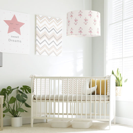 Veis Einfaches Licht Kinderdeckenleuchte Deckenleuchte 15W mit Fassung E27 Lila 35x24cm