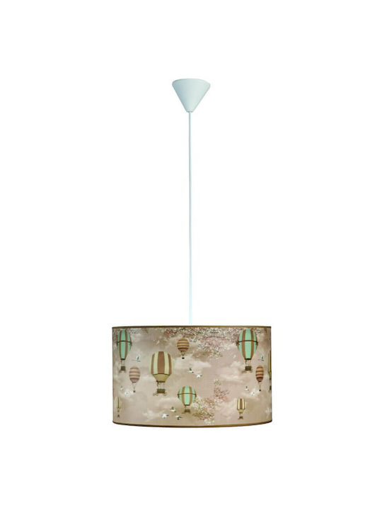 ArkoLight Kids Single Ceiling Light E27 Brown 40cm