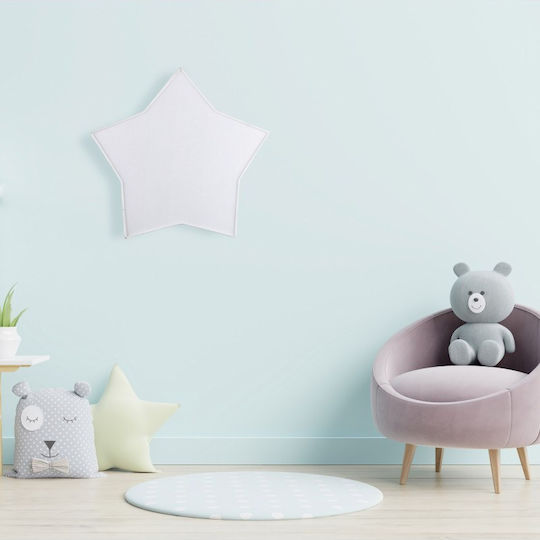 TK Lighting Einfaches Licht Kinderdeckenleuchte Deckenleuchte montieren 15W mit Fassung E27 Weiß 43cm