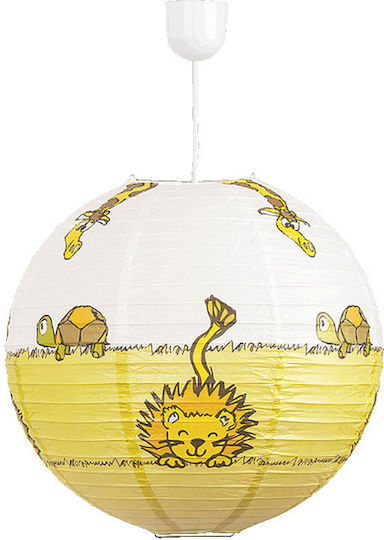 Rabalux Leon Einfaches Licht Kinderdeckenleuchte Deckenleuchte mit Fassung E27 Mehrfarbig 40x45cm