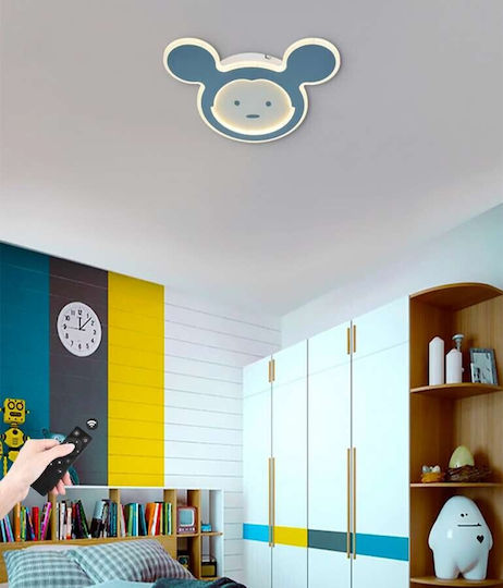 Atman Mickey Einfaches Licht Kinderdeckenleuchte Deckenleuchte montieren 60W Blau