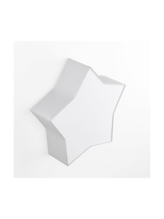 TK Lighting Μονόφωτο Παιδικό Φωτιστικό Πλαφονιέρα 15W με Υποδοχή E27 Γκρι 43cm