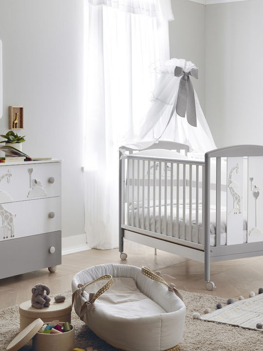 Pali Baby Crib Savana White for Mattress 70x140cm