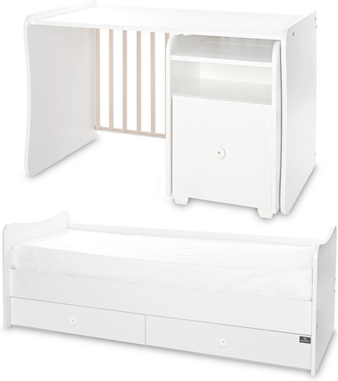 Lorelli Crib Trend Plus White With Drawer