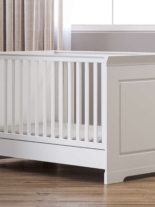 Casababy York White Crib With Mattress