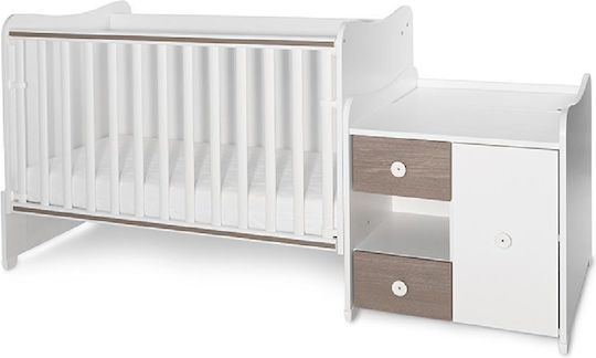 Lorelli Πολυμορφική Κούνια Minimax White/Coffee