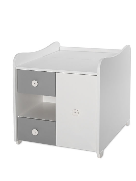 Lorelli Convertible Baby Crib Minimax White with Mattress 60x120cm