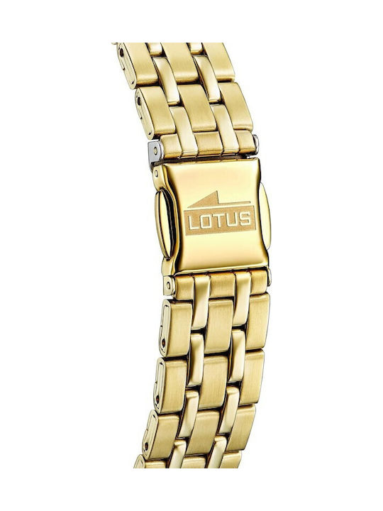 Lotus Watches Ρολόι Μπαταρίας με Μεταλλικό Μπρασελέ Lotus Watches Ρολόι Μπαταρίας με Μεταλλικό Μπρασελέ