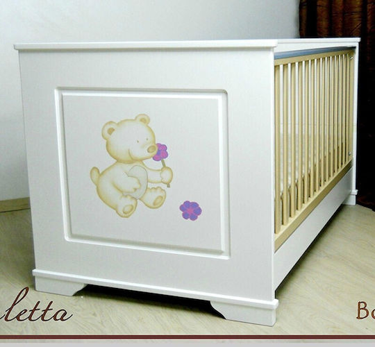 Baby Smile Babybett Aletta Weiß & Beige