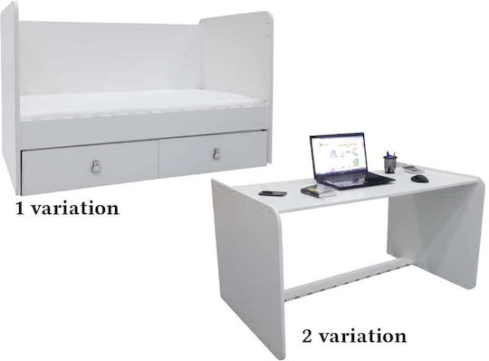 Beboulino Polymorphische Babybett Hera Kédros mit Schublade