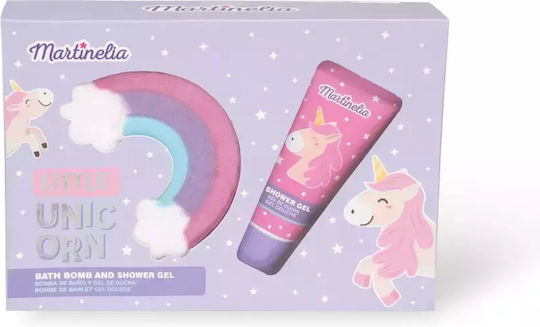 Martinelia Little Unicorn Σετ Περιποίησης Body Lotion 60ml & Bath Bomb 150g 2τμχ