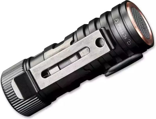 Fenix Rechargeable Headlamp LED IP68 with Maximum Brightness 700lm Hm50r Black