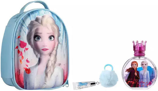 Disney Frozen II Σετ Παιδικό Eau de Toilette με Lip Gloss 6ml & Backpack Elsa 100ml