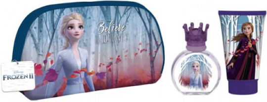 Frozen Kids Eau de Toilette Set With Shower Gel 100ml & Bag 50ml