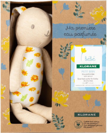Klorane Petit Brin Set Bebeluși Eau de Toilette cu & Păpușă Cadou Galbenă 50ml