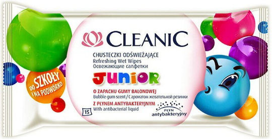 Cleanic Μωρομάντηλα χωρίς Οινόπνευμα & Parabens 15τμχ