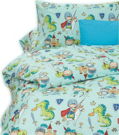 Borea Kids Duvet Cover Single Verde
