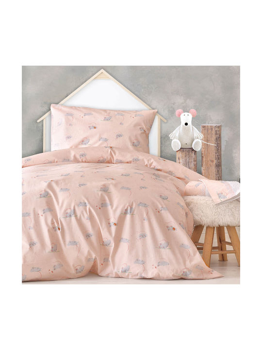 Rythmos Jerom Set Kids Duvet Cover Single with Pillowcase Cotton Somon 160x250cm