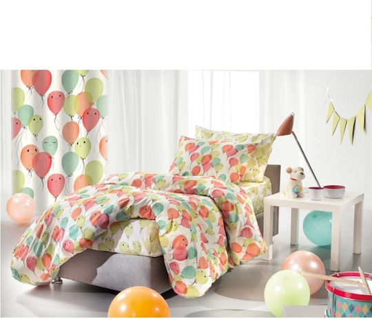 Guy Laroche Party Kinderbettbezug Einzel Baumwolle Mehrfarbig 163x225cm