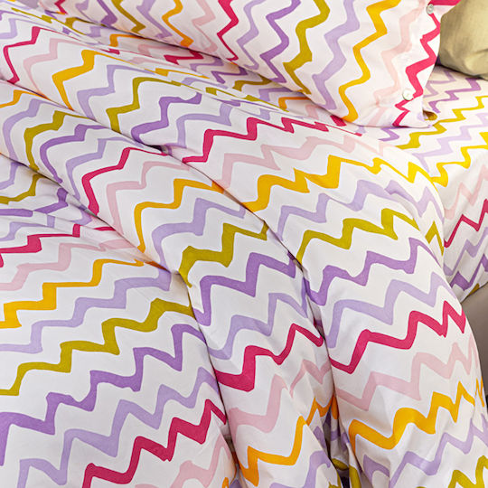 Guy Laroche Kinderbettbezug Einzel Baumwolle Pinky 165x225cm