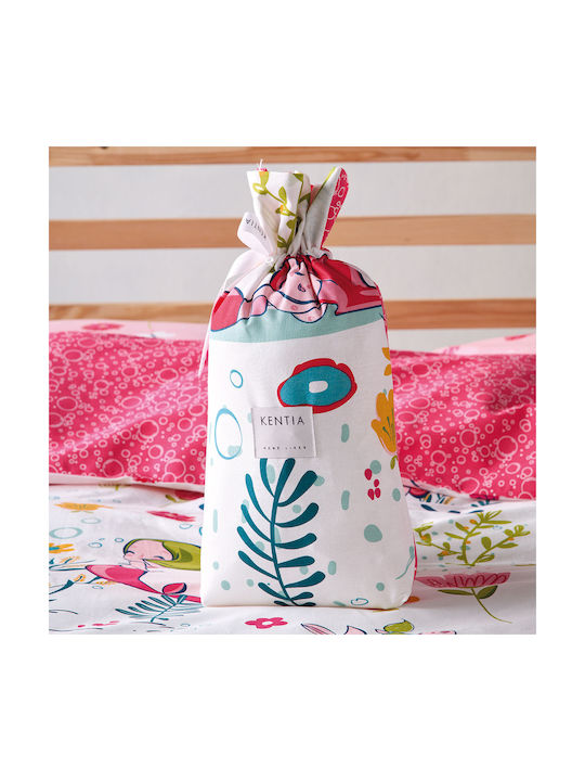 Kentia Pady Set Kids Duvet Cover Single with Pillowcase Cotton Multicolored 165x245cm