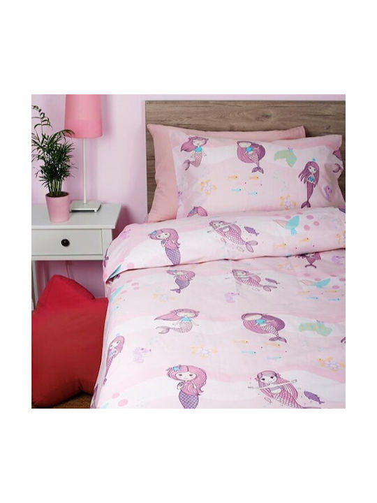 Sunshine Cotton Feelings Mermaid Kids Duvet Cover Single Cotton 32 170x250cm