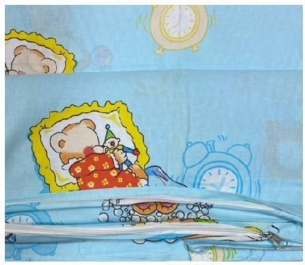 Nima Bears Παιδική Παπλωματοθήκη Μονή Σιέλ 160x240εκ.