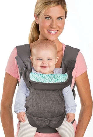 Infantino Backpack Carrier Flip Gray with Maximum Weight 15kg