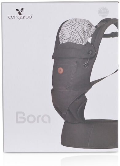Cangaroo Μάρσιπος Πλάτης Bora Grey με Μέγιστο Βάρος 15kg
