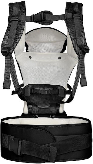 Kikka Boo Classic Carrier Chloe Mesh Black with Maximum Weight 15kg