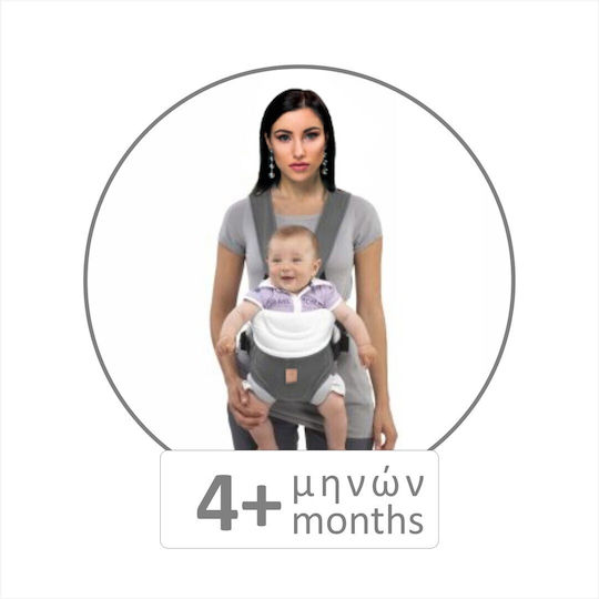 Bebe Stars Classic Carrier Up & Go Grey with Maximum Weight 9kg