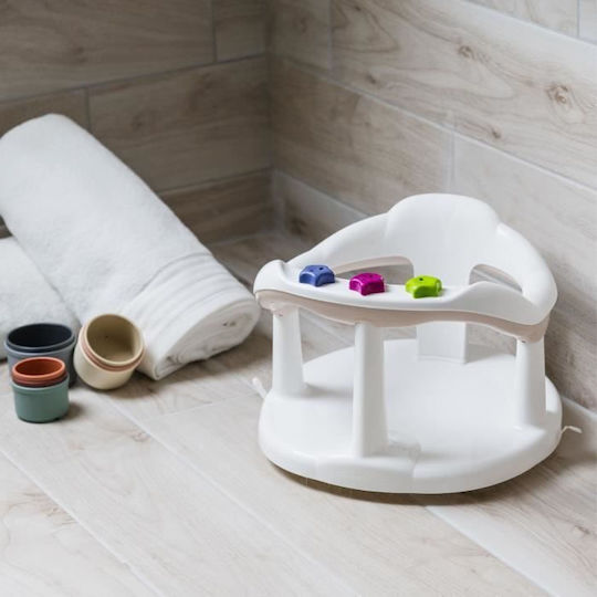 Thermobaby Baby Bath Seat Aquababy White / Purple